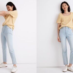 Madewell Women's Boot Cut Jeans in Light Blue